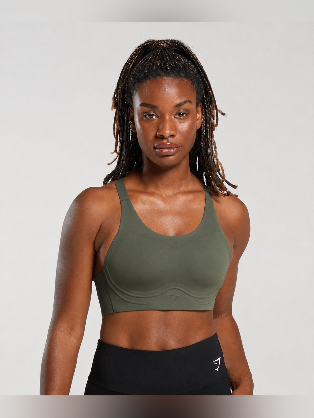 Gymshark Women’s Cross Back Sports Bra High Support Green Size Small